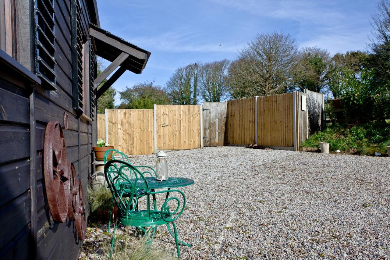 The Cabin At Hillhead Farm St Columb Major Buitenkant foto