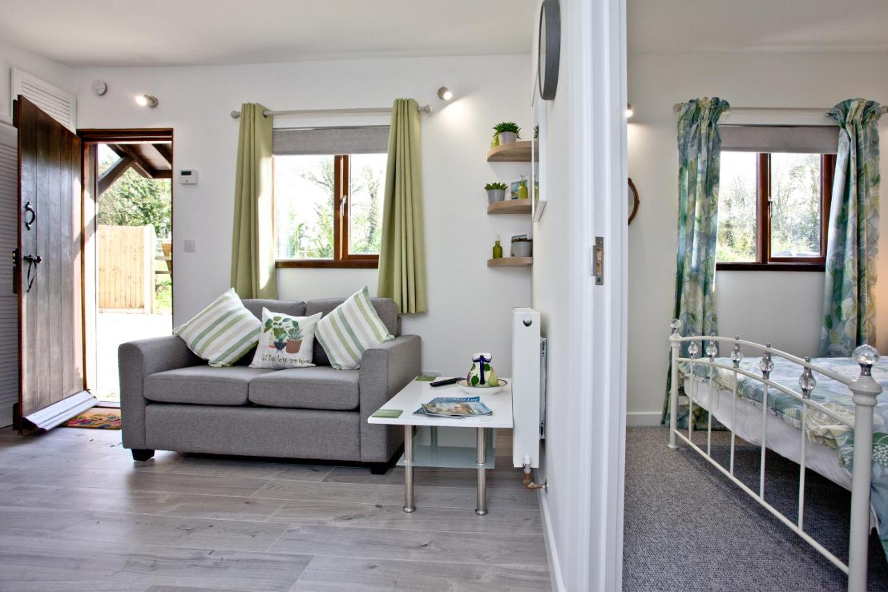 The Cabin At Hillhead Farm St Columb Major Buitenkant foto
